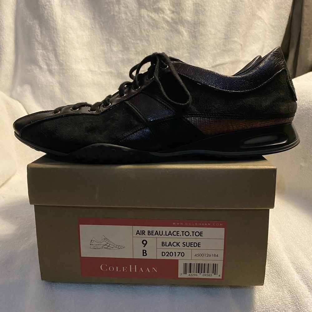 Cole Haan Black Suede Casual